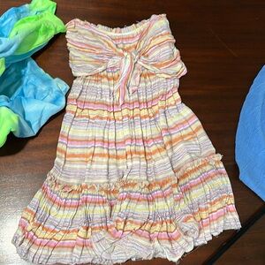 Strapless summer dress
